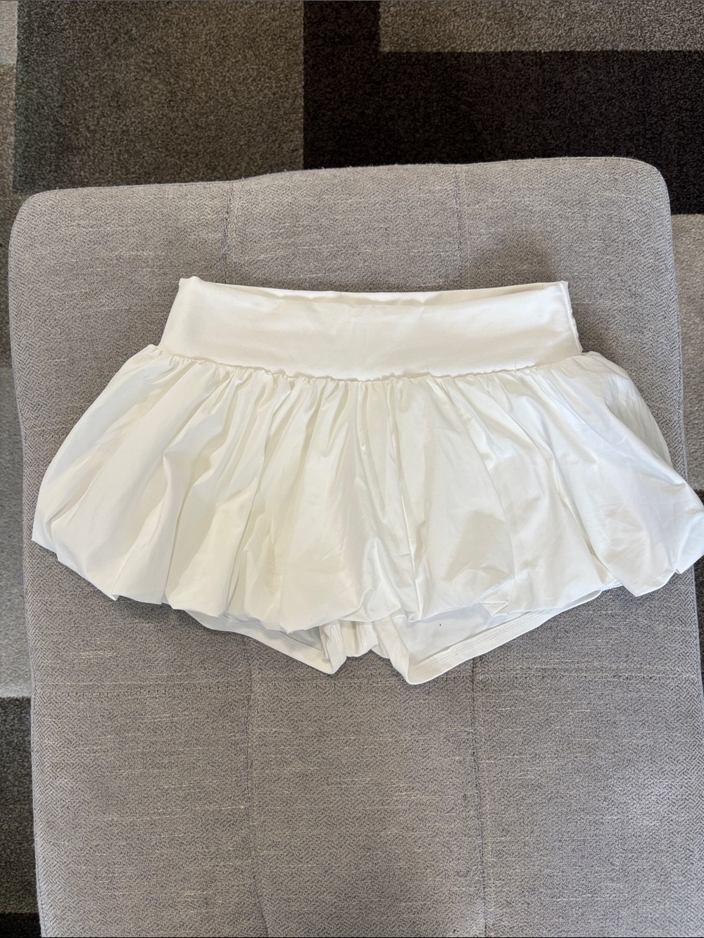 FP Movement by Free People White Pleated Mini Skort